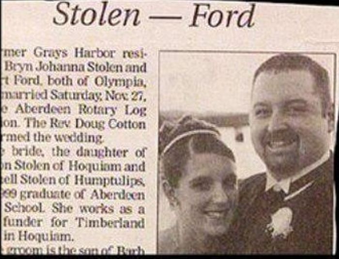 Wedding Name Combinations That Were Unintentionally Hilarious (20 pics)