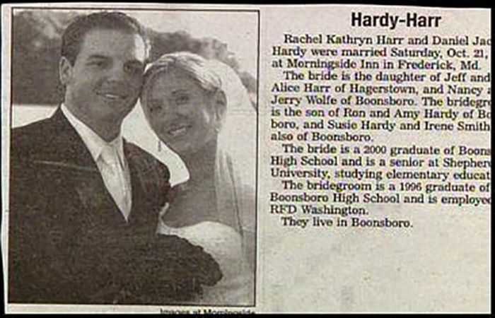 Wedding Name Combinations That Were Unintentionally Hilarious (20 pics)