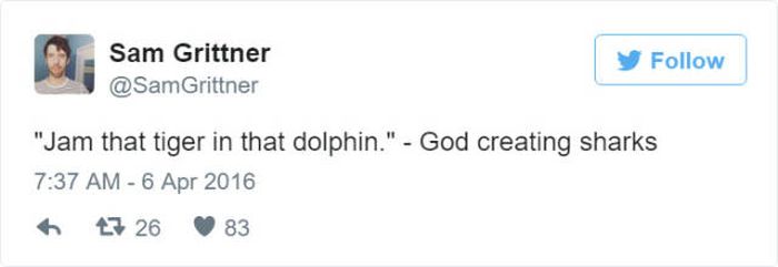Twitter Reveals How God Created Animals (50 pics)