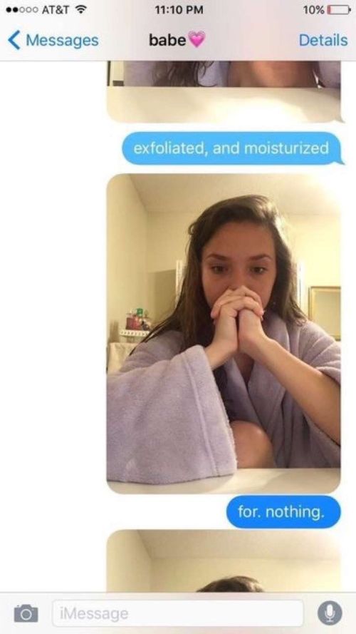 Woman Has Great Response When Boyfriend Cancels Late Night Plans (4 pics)