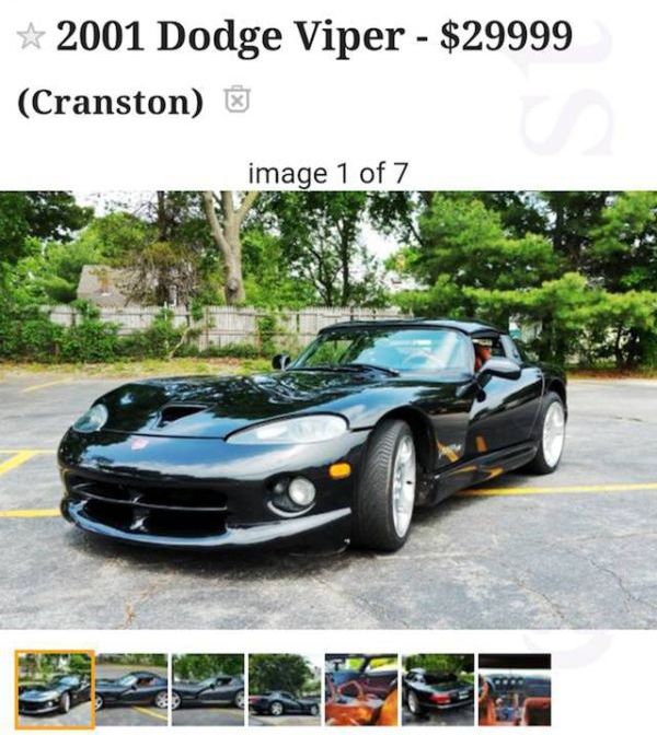 Guy's Discouraging Dodge Viper Ad Really Makes You Want To Buy His Car (4 pics)