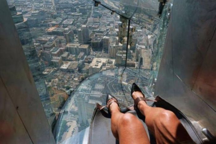 Are You Brave Enough To Ride This Terrifying Glass Slide? (14 pics)