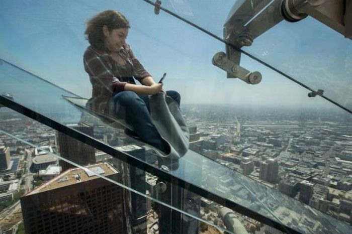 Are You Brave Enough To Ride This Terrifying Glass Slide? (14 pics)