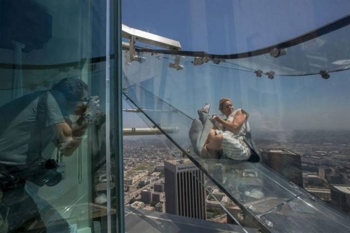 Are You Brave Enough To Ride This Terrifying Glass Slide? (14 pics)