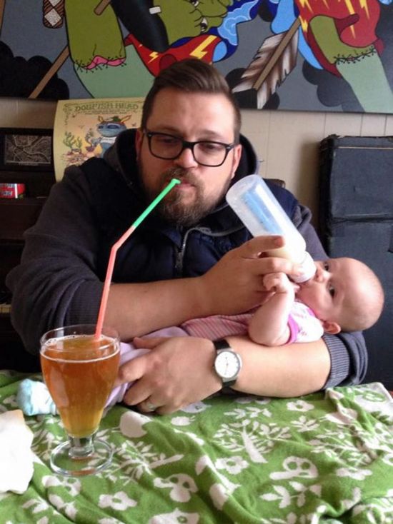 Photos That Prove Kids Shouldn't Be Left Alone With Their Dads (35 pics)