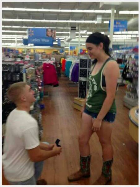 People Who Took White Trash Marriage Proposals To The Extreme (15 pics)