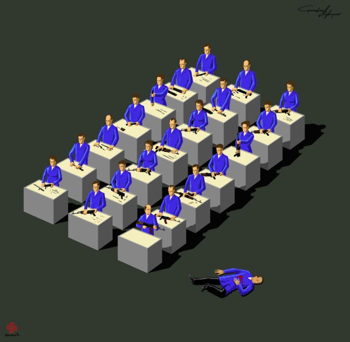 Today's Problems Captured In Satirical Illustrations By Gunduz Agayev (11 pics)