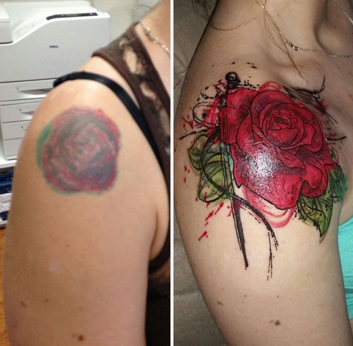 Creative Tattoo Cover Ups That Show Even The Worst Tattoos Can Be Fixed (29 pics)