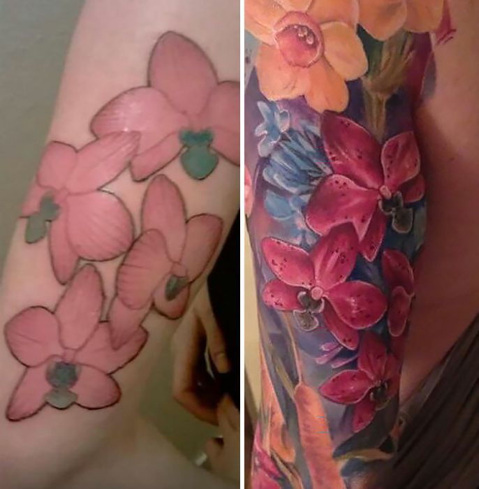 Creative Tattoo Cover Ups That Show Even The Worst Tattoos Can Be Fixed (29 pics)