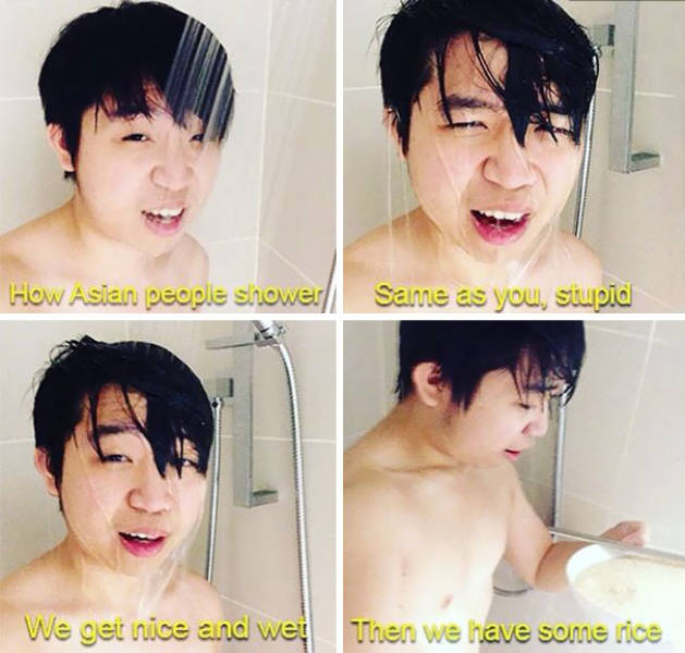 Amusing Memes Show How Different People Take Showers Around The World (17 pics)