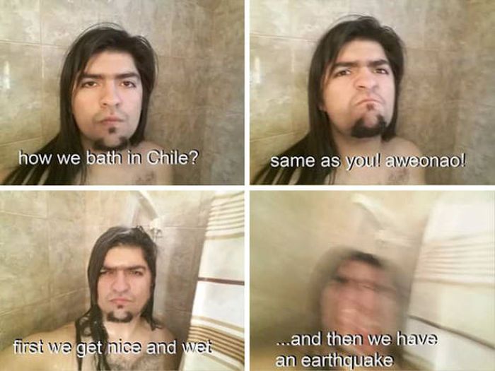 Amusing Memes Show How Different People Take Showers Around The World (17 pics)