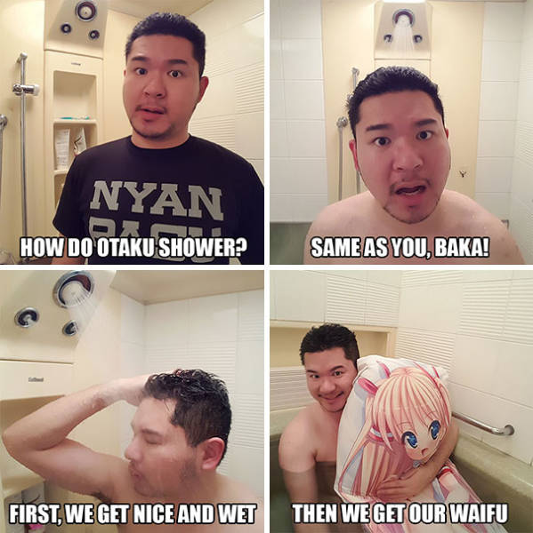 Amusing Memes Show How Different People Take Showers Around The World (17 pics)
