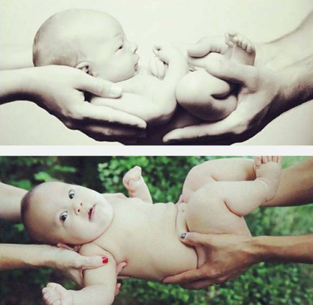 Why You Should Never Attempt To Recreate Pinterest Baby Photoshoots (33 pics)
