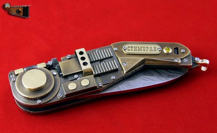How To Build A Steampunk Knife From Scratch (27 pics + video)