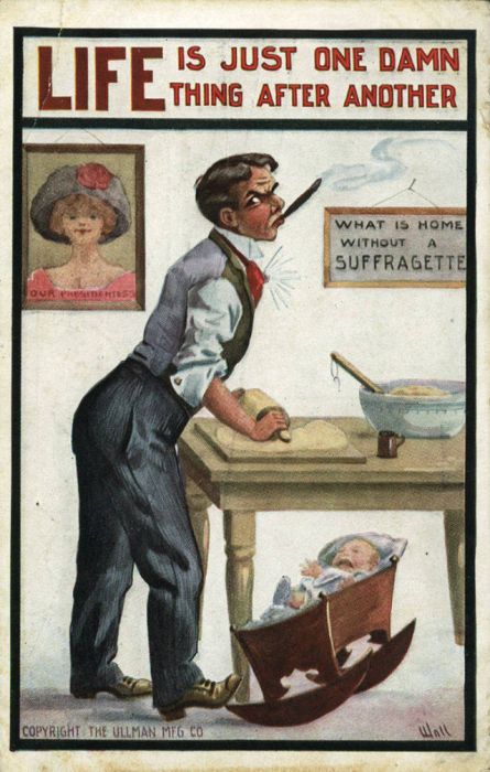 Vintage Postcards That Were Made To Discourage Women (20 pics)