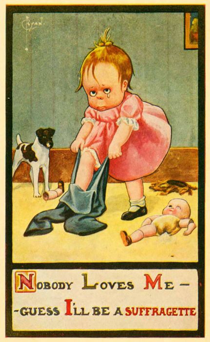 Vintage Postcards That Were Made To Discourage Women (20 pics)