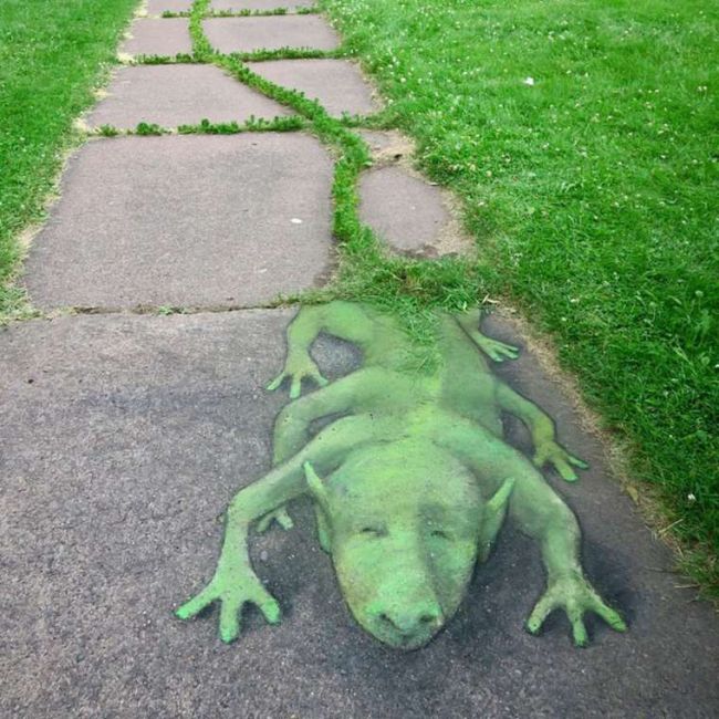 Street Artist David Zinn Gives Pokemon Go A Run For Its Money (19 pics)