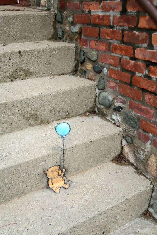 Street Artist David Zinn Gives Pokemon Go A Run For Its Money (19 pics)