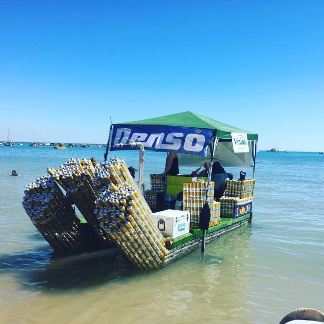 Every Year People In Australia Race Boats Made Of Beer Cans (10 pics)