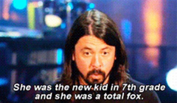 Dave Grohl Shares An Awesome Story About Long Lost Love (8 pics)