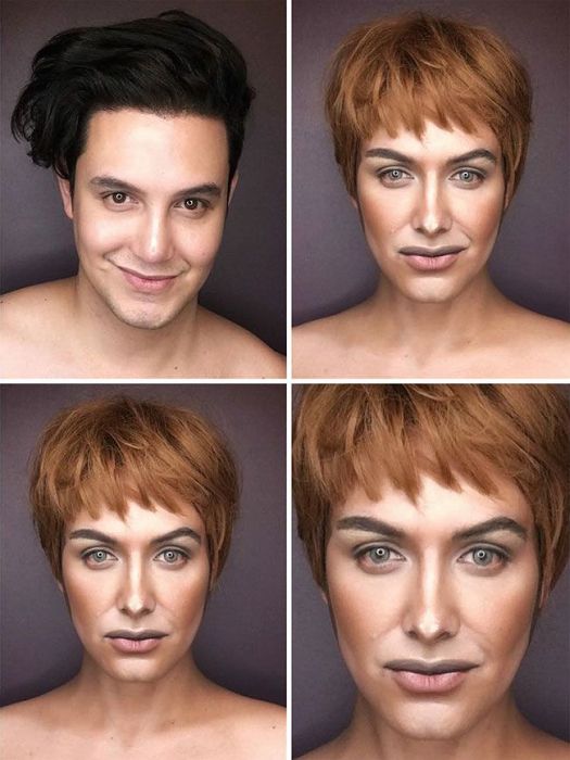 Makeup Artist Himself Can Replace The Entire Female Part Of "Game of Thrones" (7 pics)