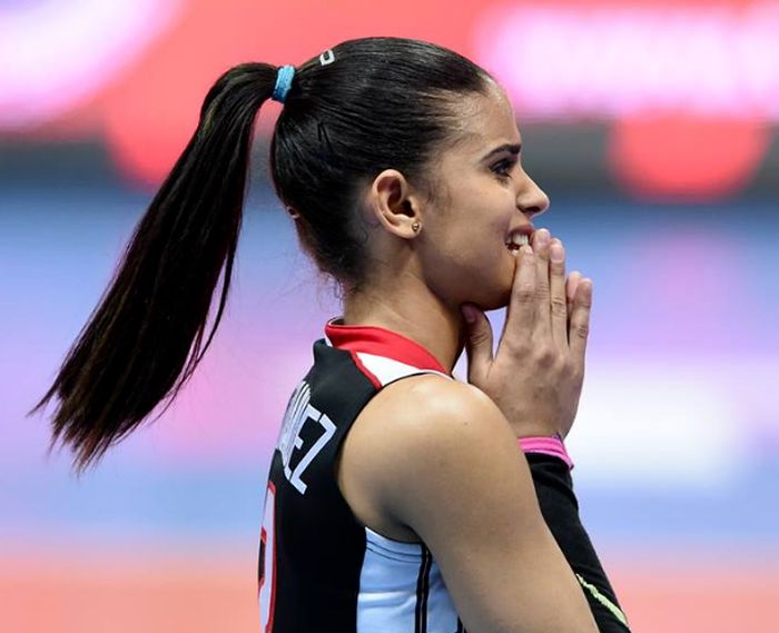 Fernandez is one of the hottest volleyball players in the Dominican Republi...