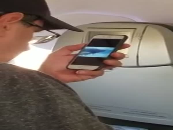 Guy Watching 9 11 Video On My Flight Before Takeoff