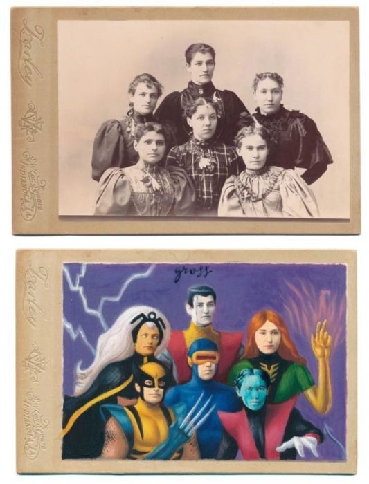 Artist Turns People In Vintage Pictures Into Epic Looking Superheroes (21 pics)