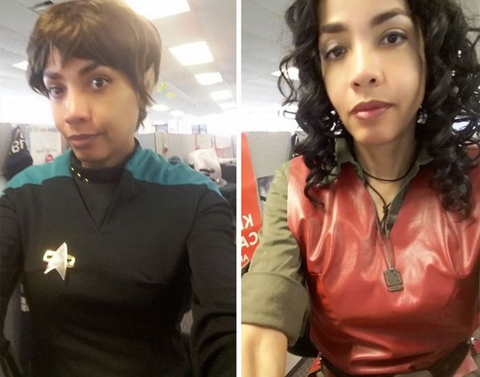 Woman Goes To Work In Cosplay After Boss Calls Her Clothes Unprofessional (8 pics)