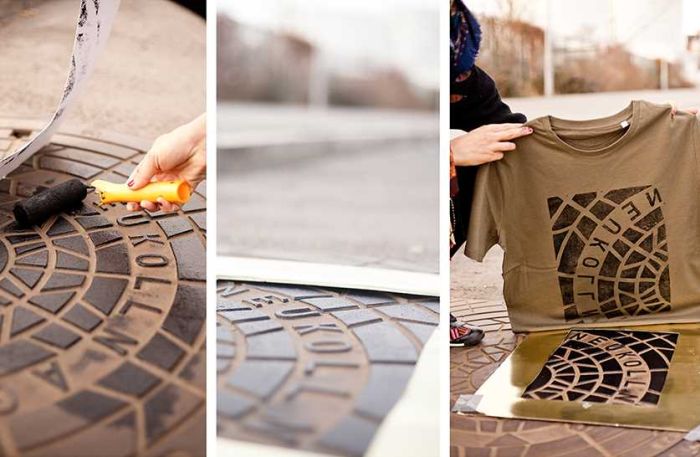 Berlin Artists Create Designer Clothes Using Manhole Covers (7 pics)