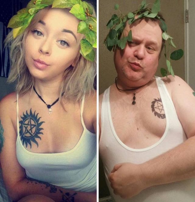 It's Hilarious When Guys Try To Parody Photos Of Women And They Nail It (34 pics)