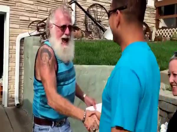 Best Grandpa Reaction To Baby Announcement