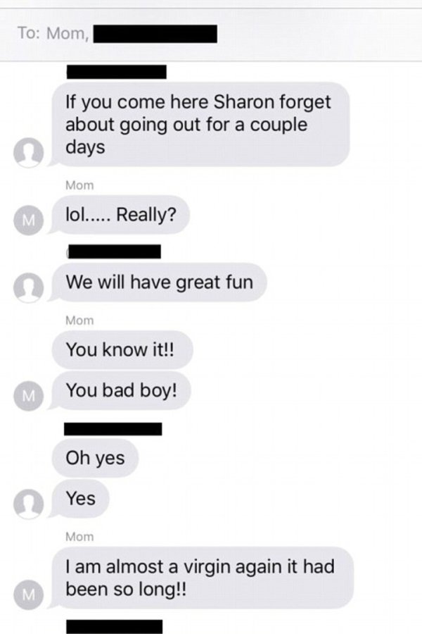 Daughter Gets Added To Her Mom’s Sexting Chat And Lives To Tell About It (5 pics)