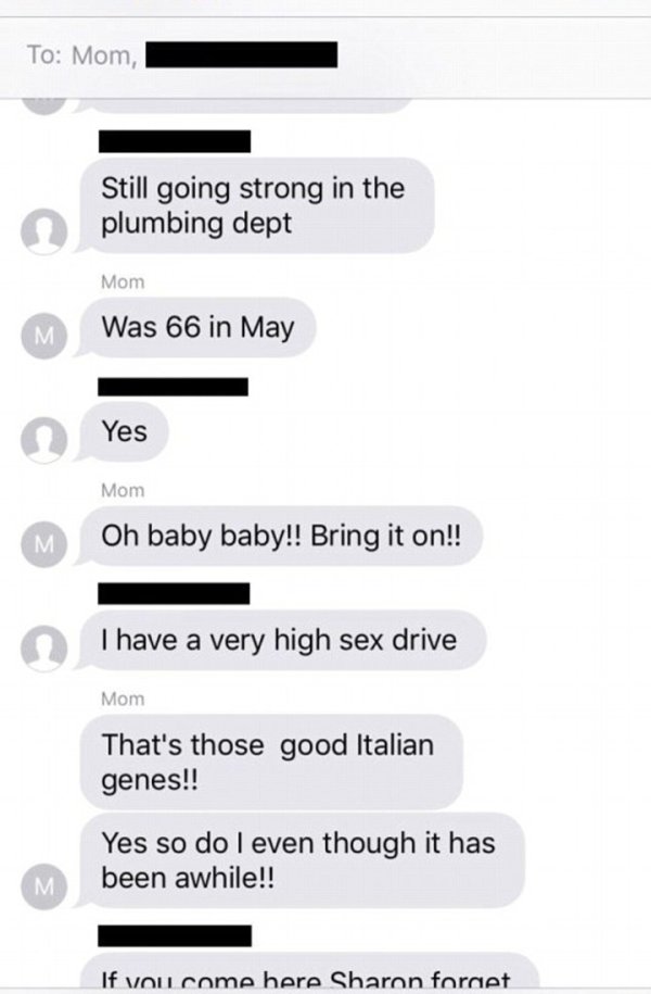 Daughter Gets Added To Her Mom’s Sexting Chat And Lives To Tell About It (5 pics)