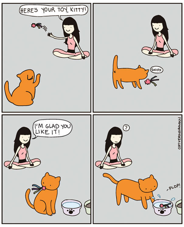 Comics That Hilariously Sum Up The Life Of A Cat Owner (52 Pics)