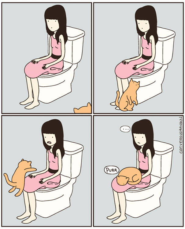 Comics That Hilariously Sum Up The Life Of A Cat Owner (52 pics)