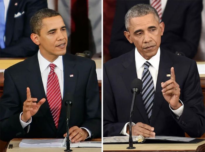 10 U.S. Presidents Before And After Their Time In The White House (10 pics)