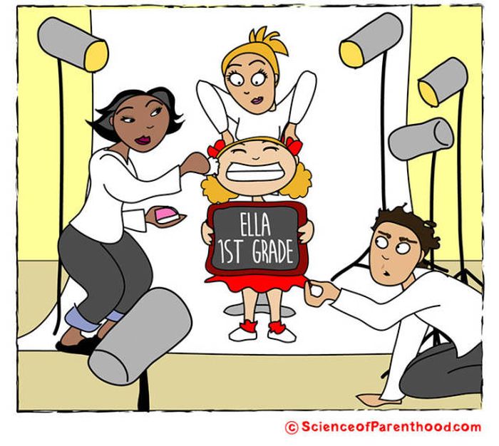 Amusing Comics That Break Down The Science Of Parenthood (40 pics)