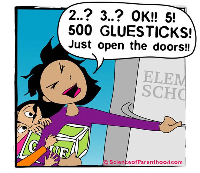 Amusing Comics That Break Down The Science Of Parenthood (40 pics)