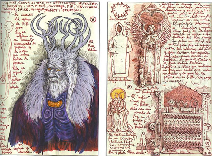A Look Inside Guillermo Del Toro’s Sketchbook (9 pics)