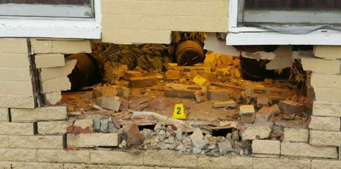 Driver Crashes Into House And Finds Unexpected Pot Stash (4 pics)