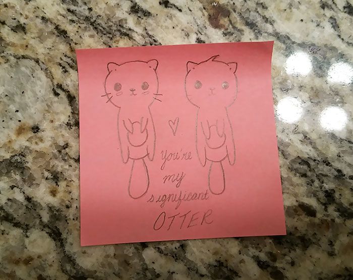 Girlfriend’s Cute Love Notes To Her Boyfriend Go Viral (7 pics)