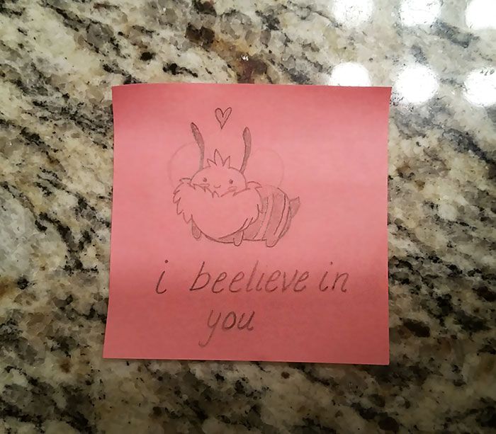 Girlfriend’s Cute Love Notes To Her Boyfriend Go Viral (7 pics)