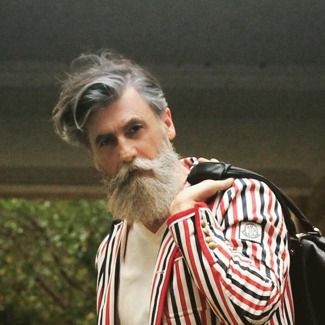 This 60 Year Old Man Grew A Beard And Became A Cool Model (25 pics)