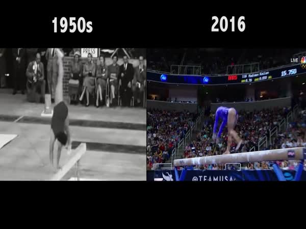 Gymnastics 1960 vs 2016