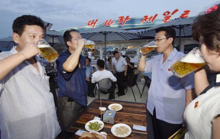 An Inside Look At North Korea's First Beer Festival (10 pics + video)