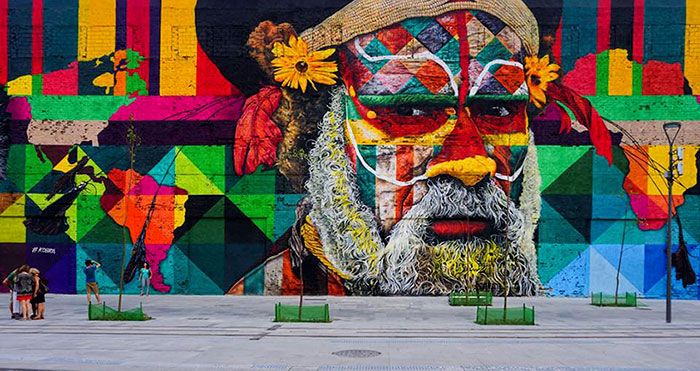Brazilian Graffiti Artist Creates Breathtaking Mural For The Rio Olympics (8 pics)