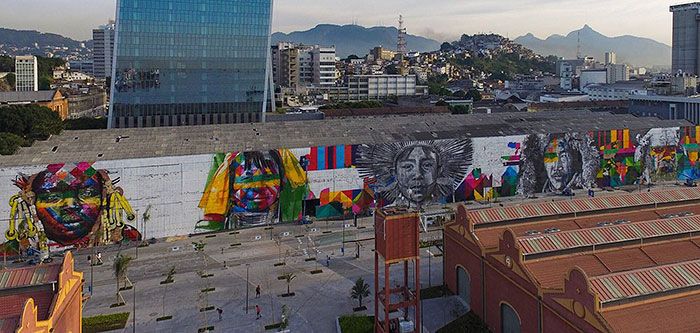 Brazilian Graffiti Artist Creates Breathtaking Mural For The Rio Olympics (8 pics)