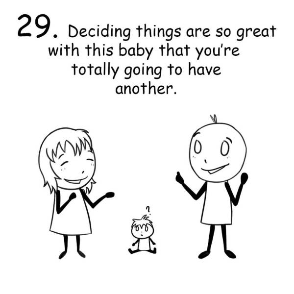 Funny Drawings All New Parents Will Be Able To Laugh At (29 pics)