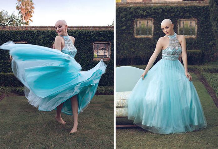 Cancer Couldn't Stop This Girl From Feeling Like A Princess (9 pics)